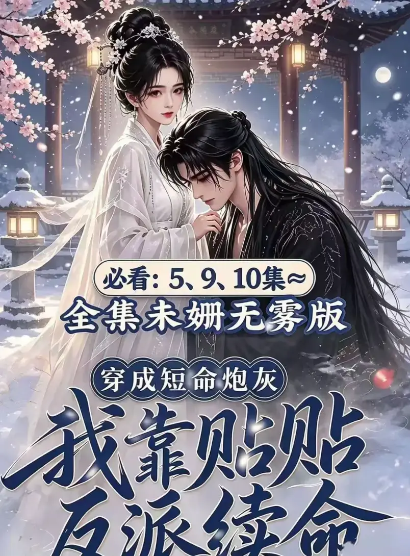 穿书超甜爽剧《穿成短命炮灰我靠贴贴反派续命》未删减高清全集完整版免费看 - 无广告资源网盘播放在线追剧